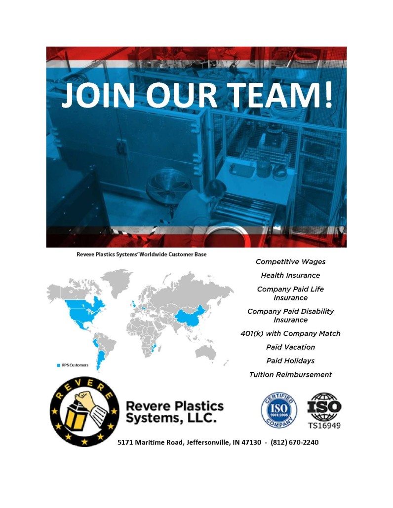 Careers at Revere | Revere Plastics Systems